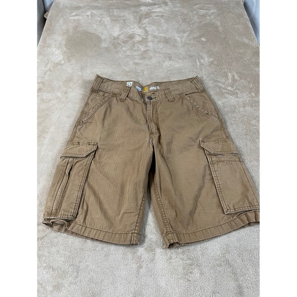 Carhartt Other - Carhartt Cargo Shorts Men's 32 Khaki Cotton Stretch Relaxed Fit Work-wear EUC